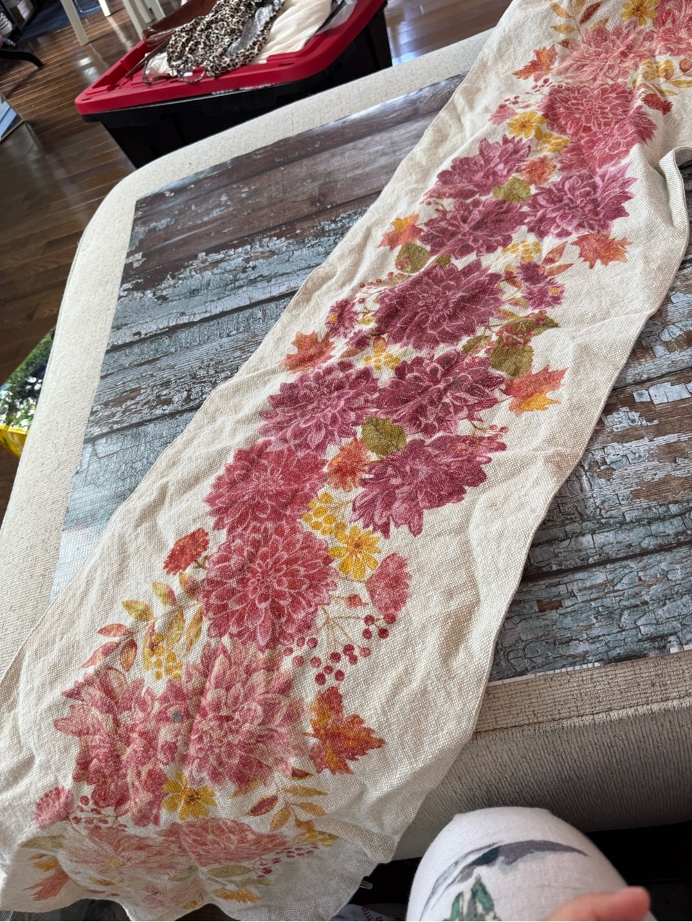 The Farmhouse by Rachel Ashwell CreamTextile Accent 💯 Cotton Made in India 62 in